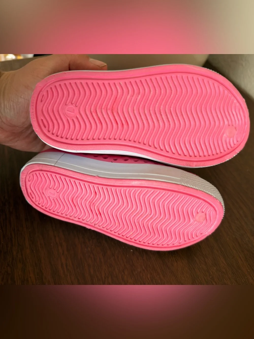 Skechers Kids' Pink Slip-On Water-Friendly Sneakers size 7 new no tags or box